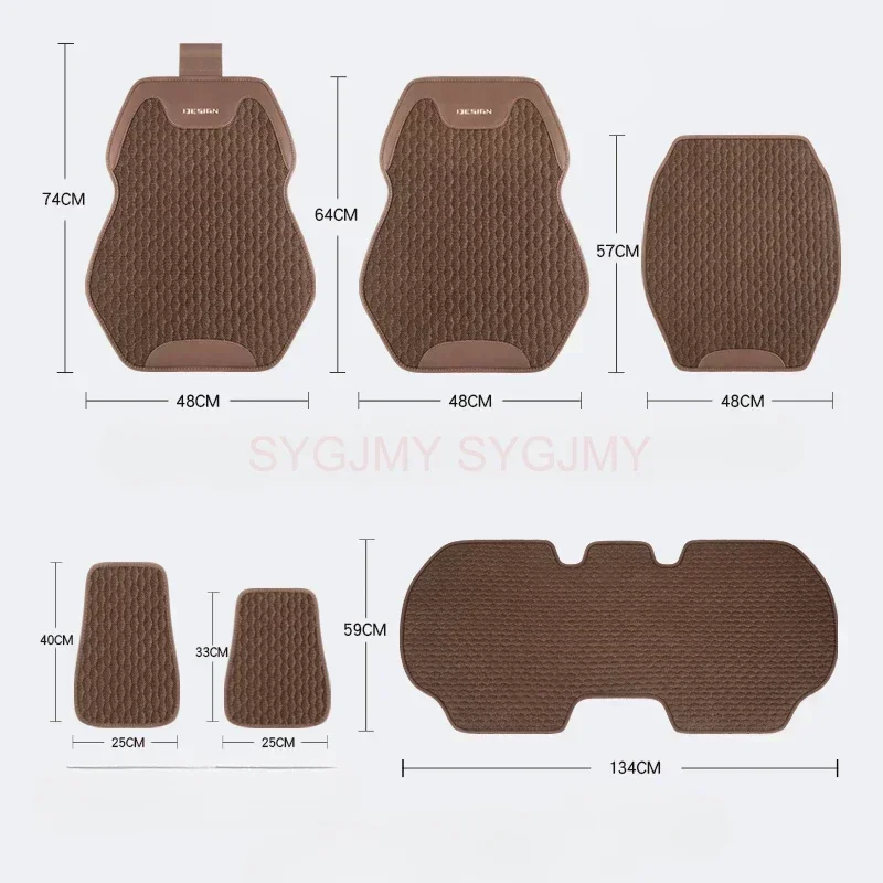 Universal Style Flax Car Seat Cover Cushion for Lixiang L6 L7 L8 L9 Zeekr 001 007 Car Accessories