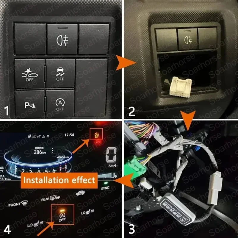 For Daihatsu Hijet S700 Cargo 2021-2025 Auto Start Stop Eliminator Engine System OFF Disabler Canceller Delete Device Plug Cable