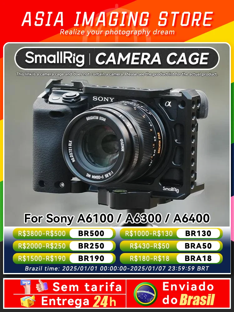 【 Do Brasil 】 SmallRig Camera Cage Handle Grip 1/4