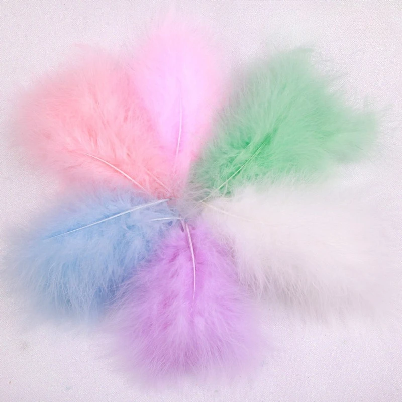 

Turkey Full Velvet Feather Macaron Diy Color Wedding Decoration Accessories
