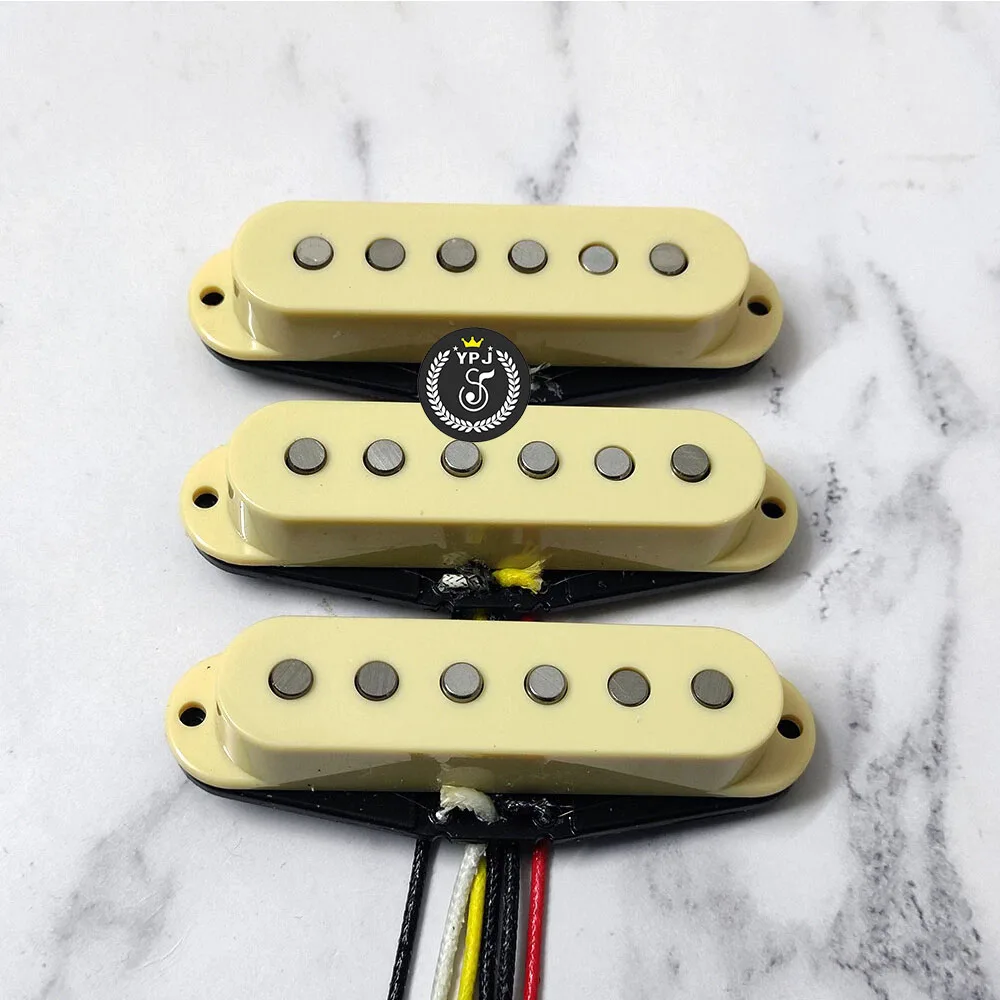 

Подходит для звукоснимателя для электрогитары Fende ST с одной катушкой SSS Alnico 5, магнитные гитарные звукосниматели, аксессуары для грифа/среднего/бриджа