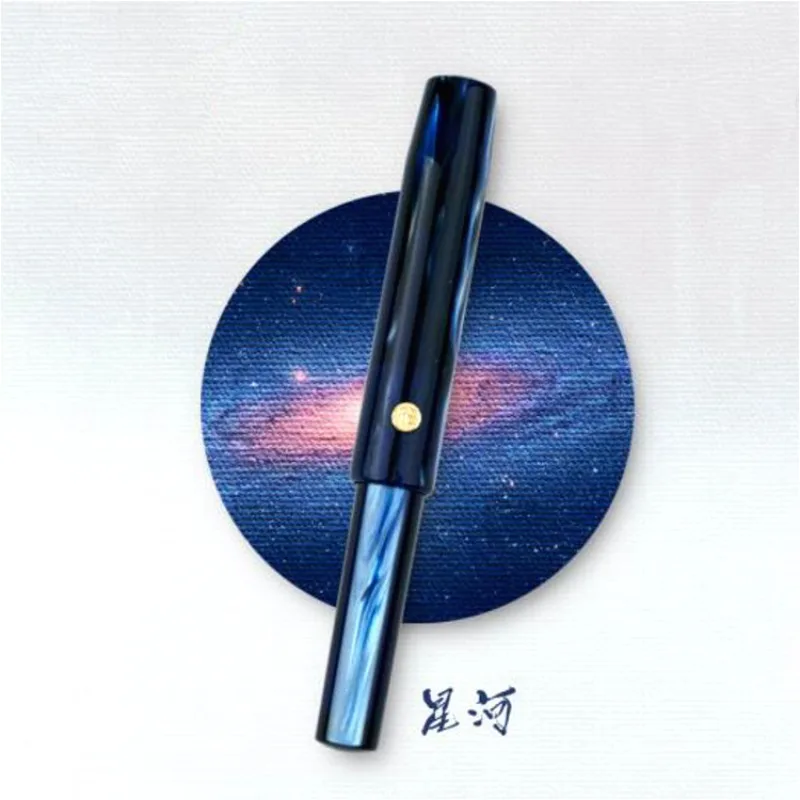 New ADMOK 583 Import Resin Pocket Fountain Pen Luxury Schmidt #5 F 0.5mm Nib Ink Pen  School  Student Art Exercise Signature Pen