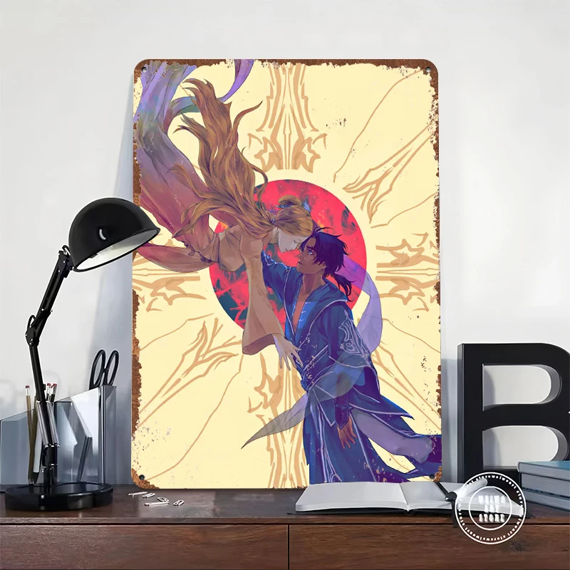 Kaladin Stormlight Archive Metal Poster Customized Wall Art Retro Vintage Metal Signs for Man Cave Bathroom Decor Room Interior