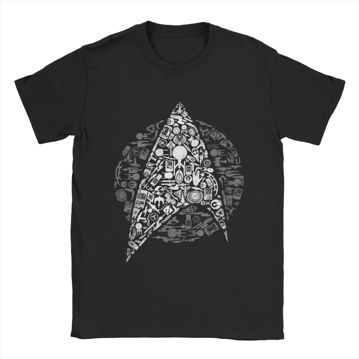 Men's Stars Treks Icons T Shirts Streetwear Cotton Short Sleeve Graphic Vintage Men Women Amusing Harajuku Daily Unisex Tops