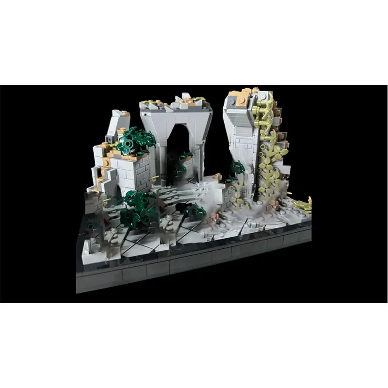 1000PCS MOC-228487 MOC Hot Movie Architecture Expansion Building Block High Difficulty Assembly Model Toy Festival Children Gift