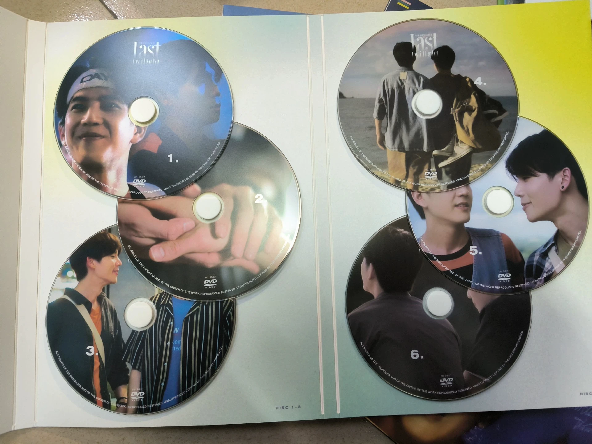 مجموعة صندوق DVD الجديدة لعام 2025 من سلسلة Love's Sequel Jimmy&Sea Last Twilight Series
