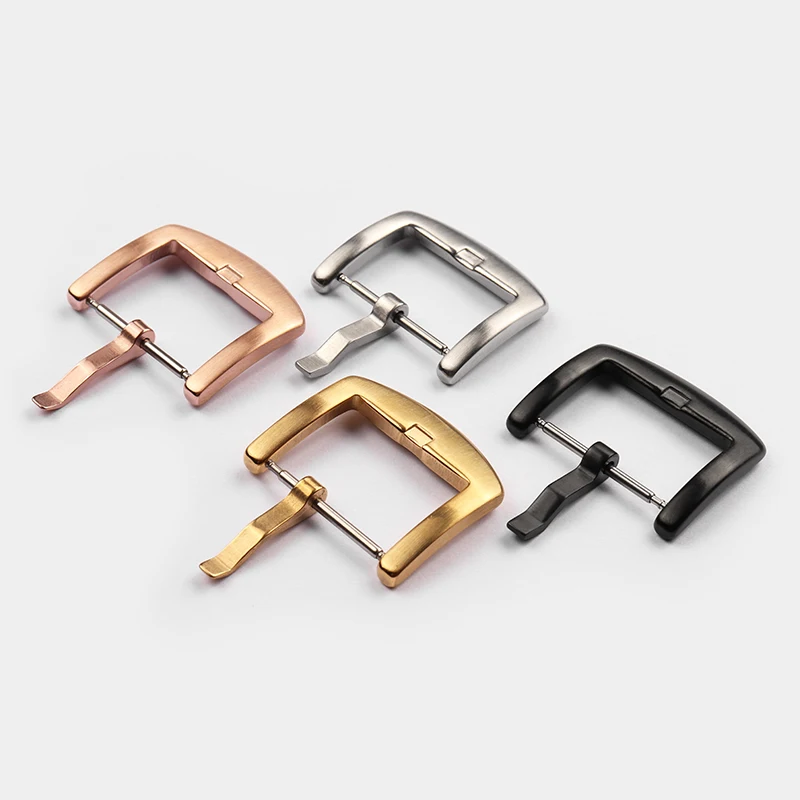 Matte Buckles matte Finish Clasp 16mm 18mm 20mm 22mm 24mm Metal Watch Band Buckle Universal Watch Strap Stainless Steel Clasp - Image 3