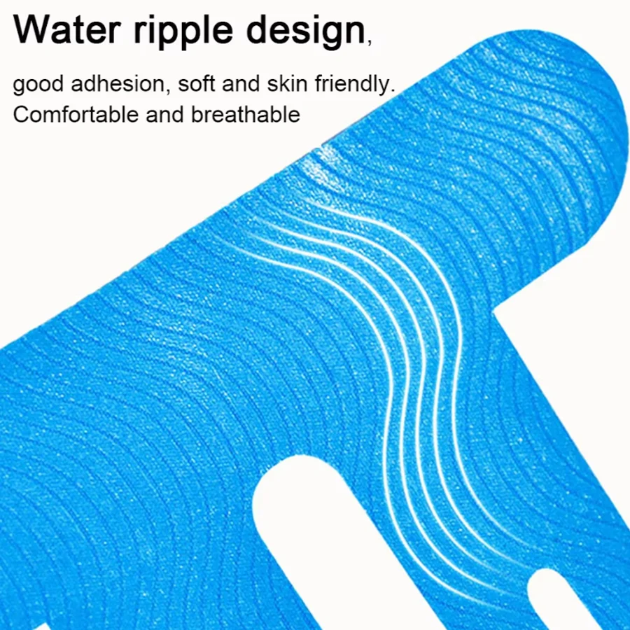 Vorgeschnittenes Kinesiologie-Tape für Knie, wasserdichtes, elastisches, atmungsaktives Knie-Tape, Sporttape, bietet Unterstützung und Stabilität beim Laufen. – Detail 3