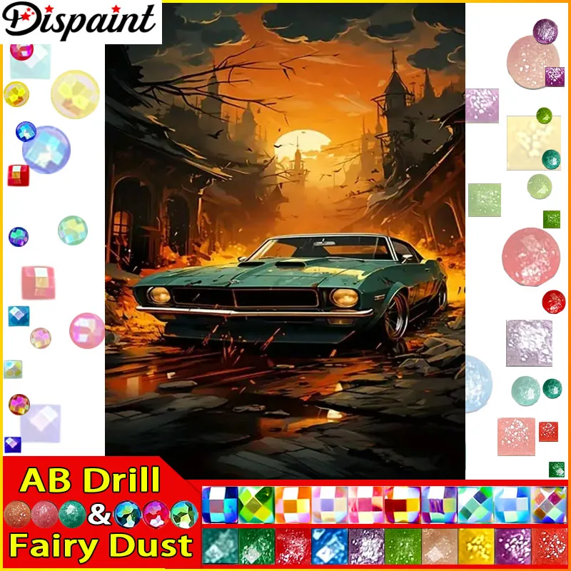 Embroidery Roll Pattern - Dispaint Fairy Dust AB Diamond Painting