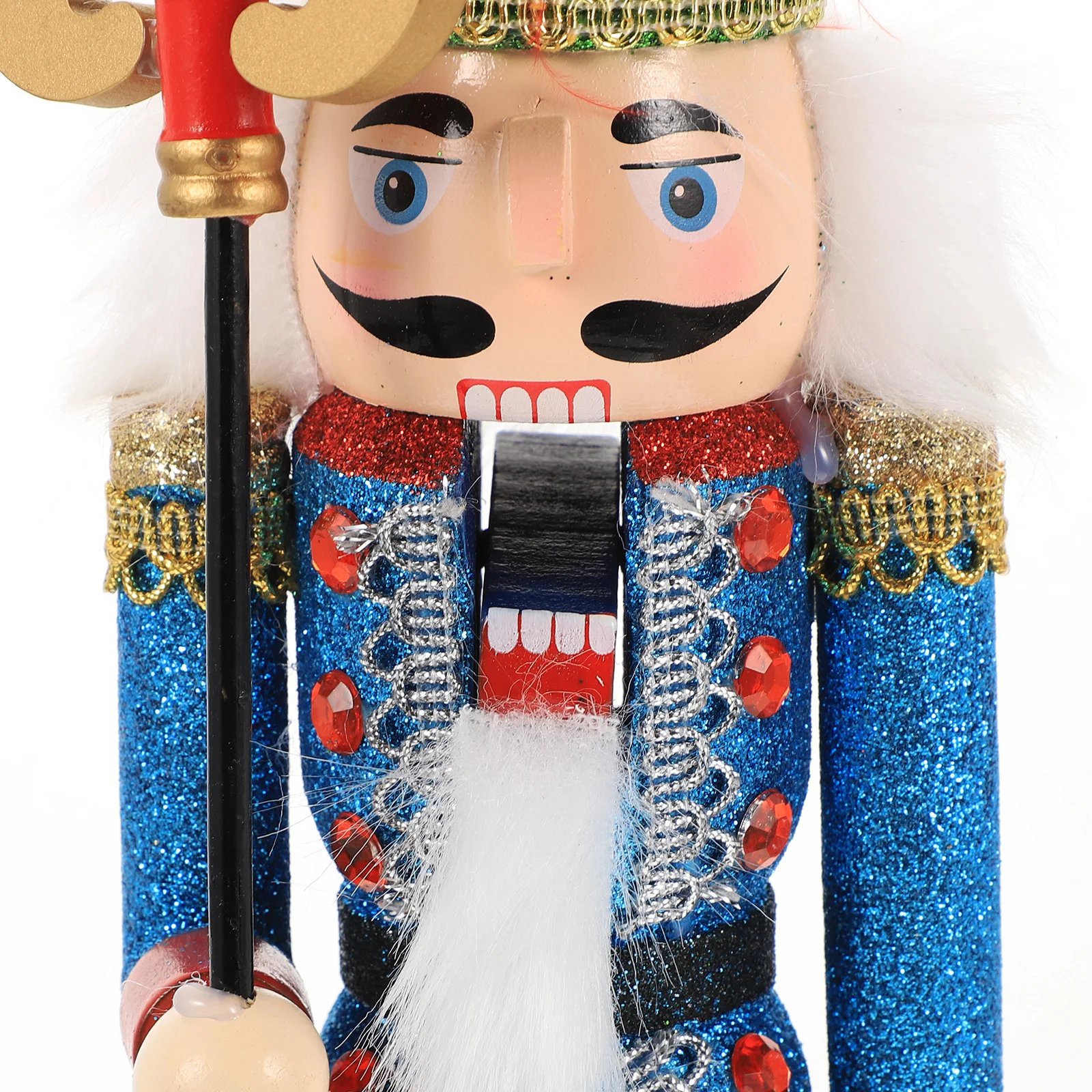 

Wooden Nutcracker Statue Xmas Party Favor Exquisite Appearance Christmas Decoration Xmas Wood Nutcrackers