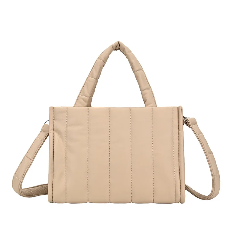 

Vintage PU Tote Bag for Women Simple Solid Color Large Capacity Casual Commuter Purse Versatile Shoulder & Handheld Bag