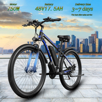 E-BYCCO E8 Adult City Electric Bicycle 48V17.5AH Lithium Battery Electric Bike 29Inch Tire 750W Brushless Motor Commuting E-Bike