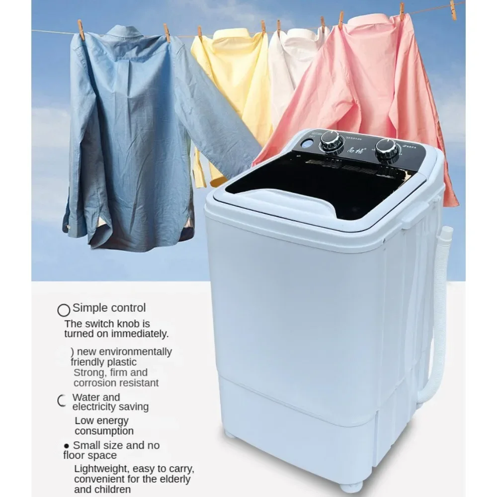 

8KG washing machine, large capacity, semi-automatic for household use, washing bed sheets, duvet covers, down jackets