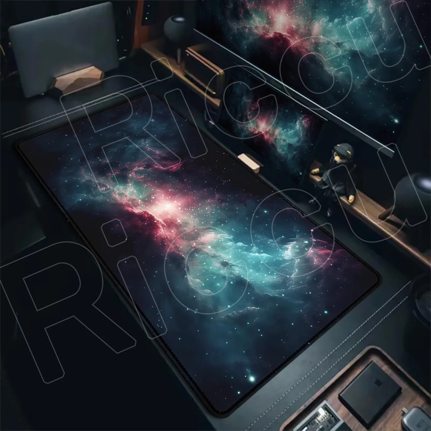Gaming Mousepad Natural Rubber Antislip Soft KeyboardPad Big Persian Carpet Mouse Pad Office Desk Accessories Computer Mouse Mat