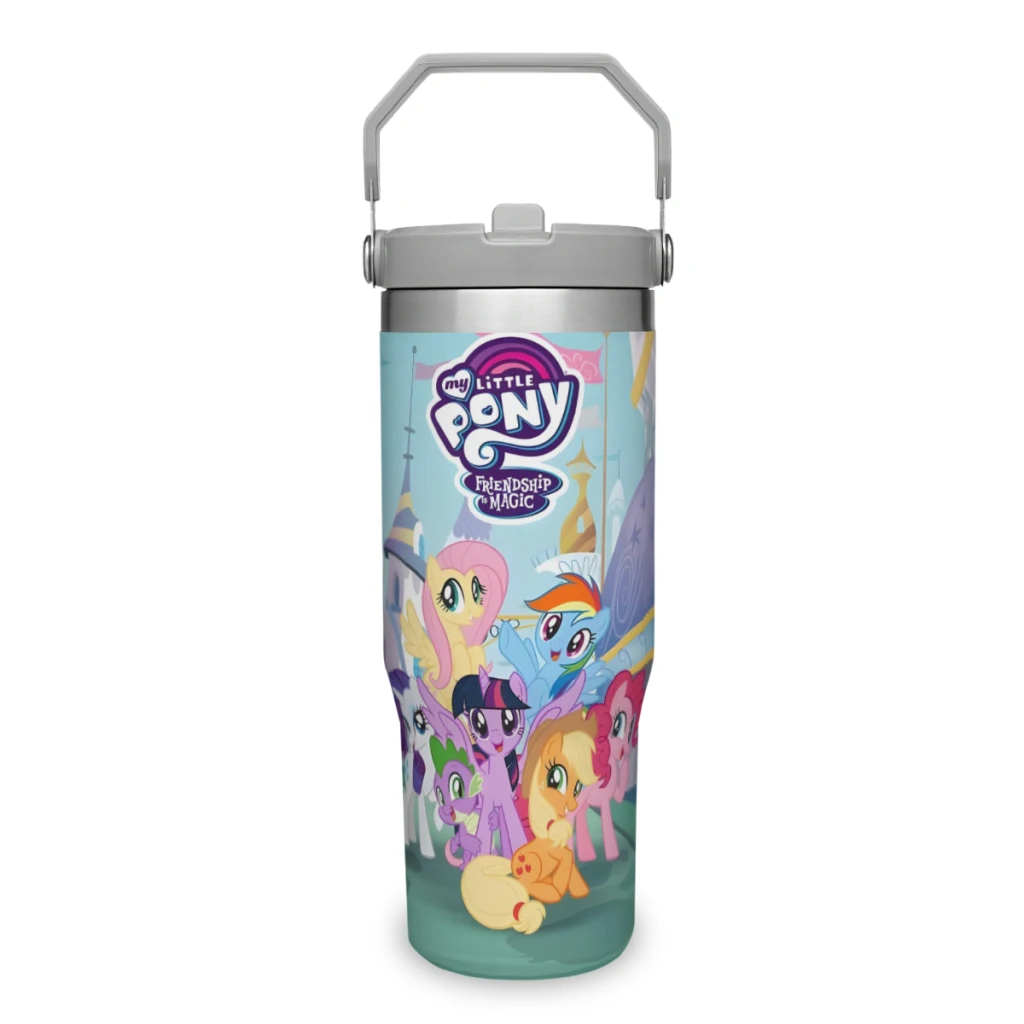 

My Little Pony 30 oz Portable Car Cup Stainless Steel Insulated Tumblers Travel