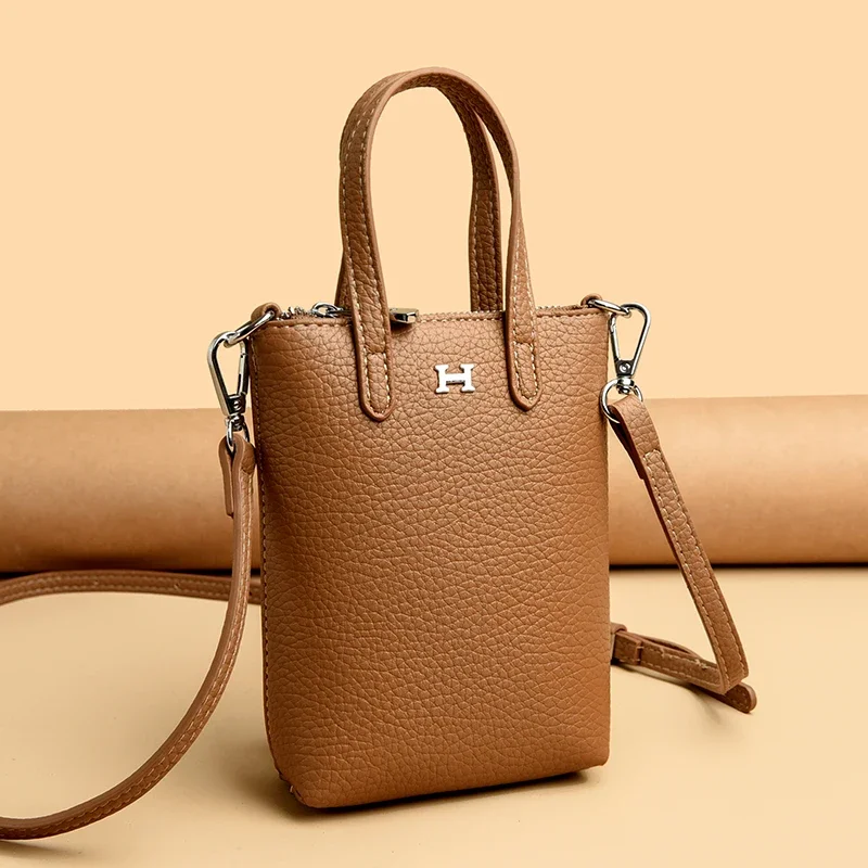 

Стильная женская роскошная сумка через плечо Элегантная кожаная сумка-тоут Высококачественная сумка через плечо Винтажная дизайнерская сумка