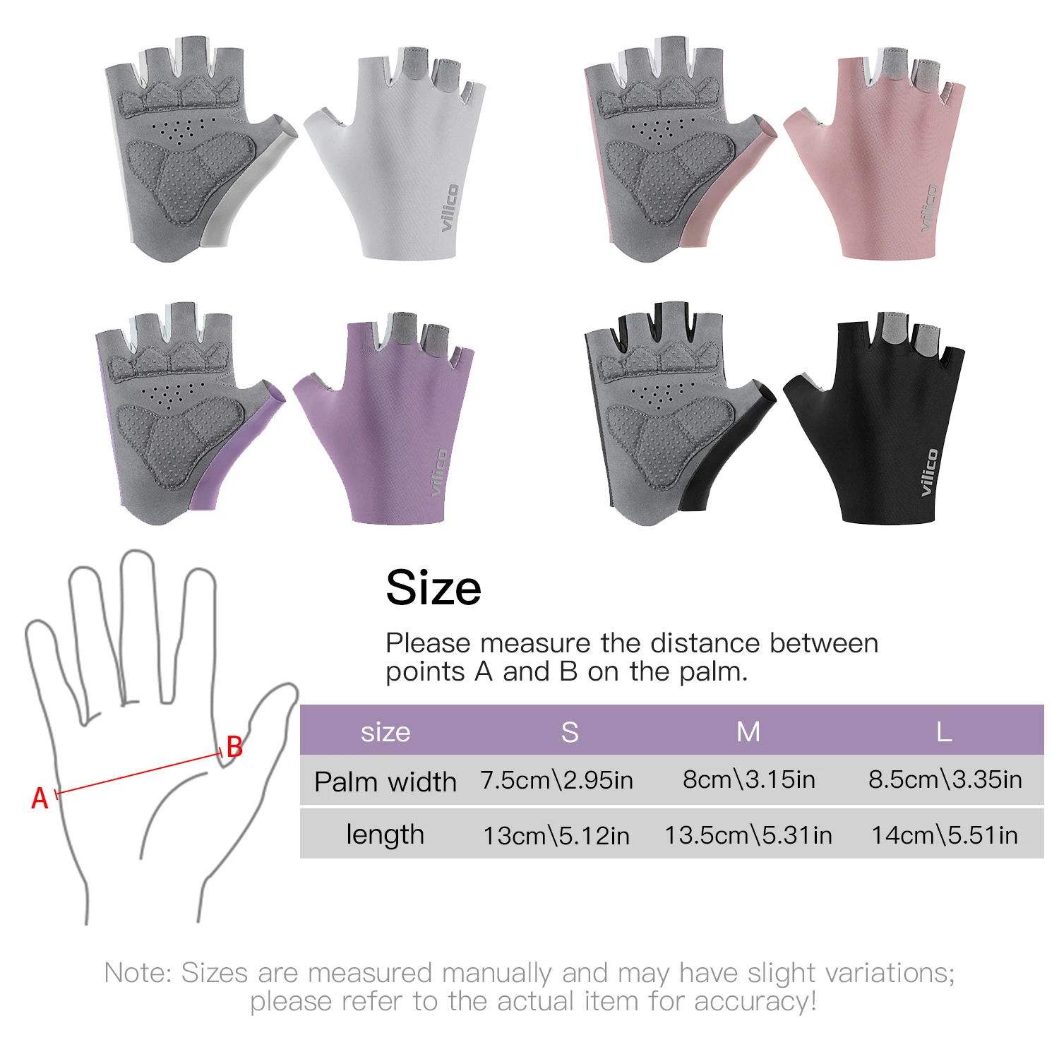 VILICO Women Half Finger Cycli - Cycling Glove Padded review and price
