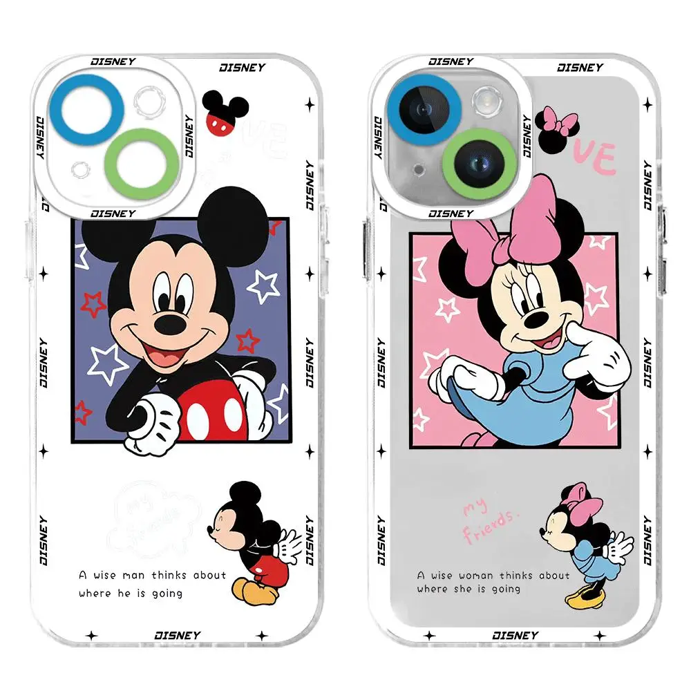 Disney Mickey Minnie Phone Case for Xiaomi Mi 11 Lite 5G 11T Pro Poco X3 NFC Matte Shockproof Armor Cover