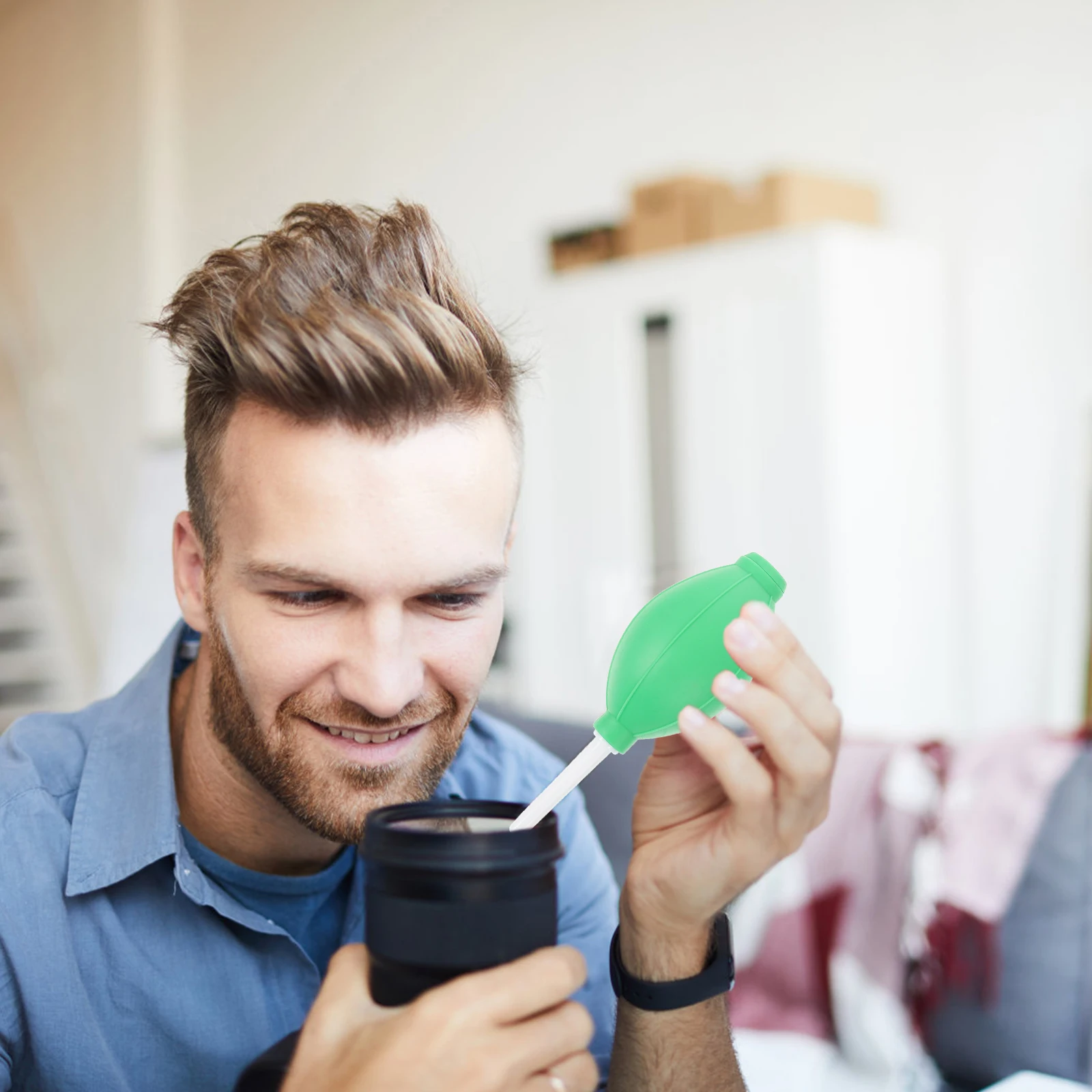 

8pcs Camera Lens Cleaning Tools Rubber Air Blower Dust Cleaner Portable Balloon Digital Squeeze Blower For Keyboard Lcd Screen