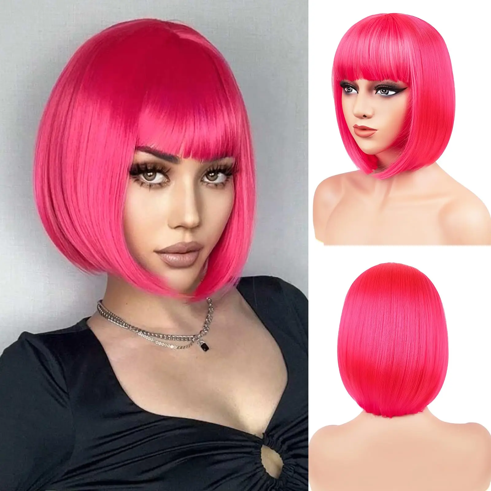 peruca-sintetica-curta-estilo-bob-multicolorida-para-festa-de-halloween-peruca-para-cosplay-para-uso-diario-acessorio-de-cabelo-resistente-a-altas-temperaturas