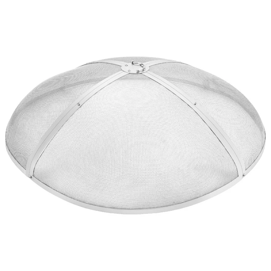 

Fire Pit Spark Screen Round 40 Reinforced Heavy Duty Steel Metal Cover Outdoor Firepit Lid EasyOpening Top Screen Covers Round