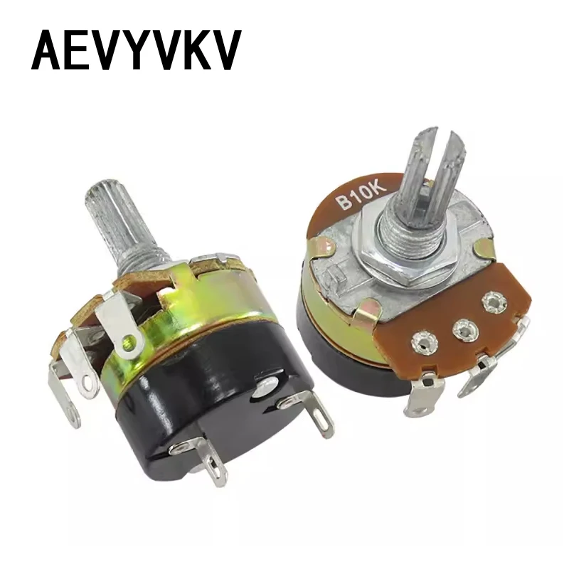 WH138-1 Adjustable Resistance Speed Regulator With Switch Potentiometer WH138-1 B5K B10K B20K B50K B100K B250K B500K