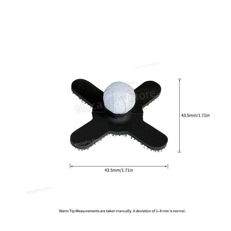 10PCS Optical Passive Reflective Ball,X-Base Markers, Motion Capture Markers Balls, Semi-Soft Spherical Marker