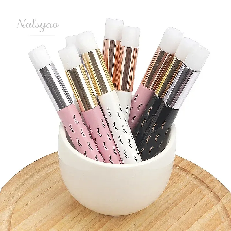 10pcs Eyelash Cleaning Brush Lash Extension Applicator Eyebrow Nose Brushes Washing Bottle Makeup Tool