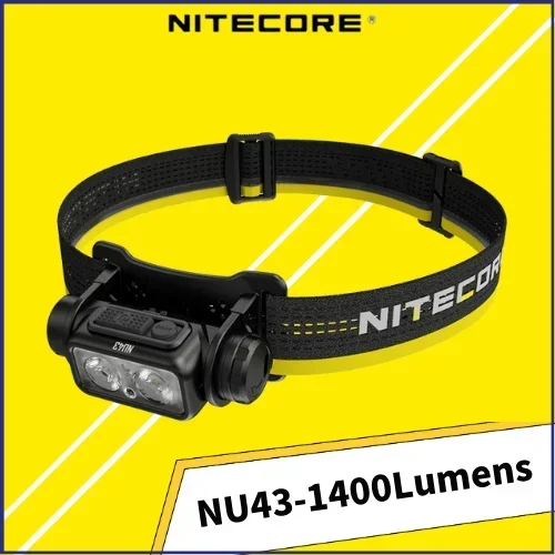 NITECORE NU43 Headlamp 1400Lumens Rechargeable Headlight For Activity Outdoor/Camping