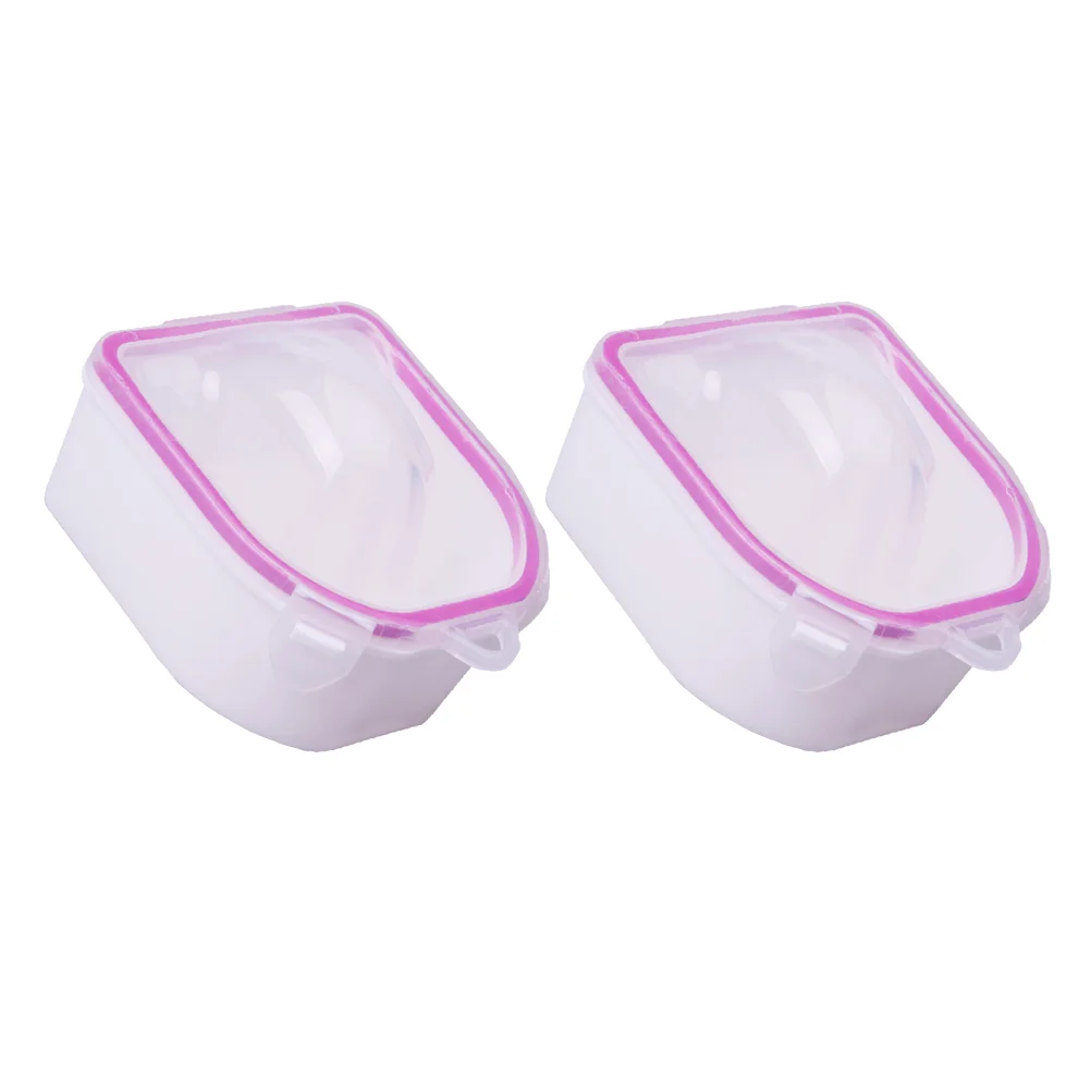 2pcs Manicure Bowl Nail Remover Bowl Nail Polish Remover Nail Soaking Bowl Nail Soak off Bowl Nail Tools