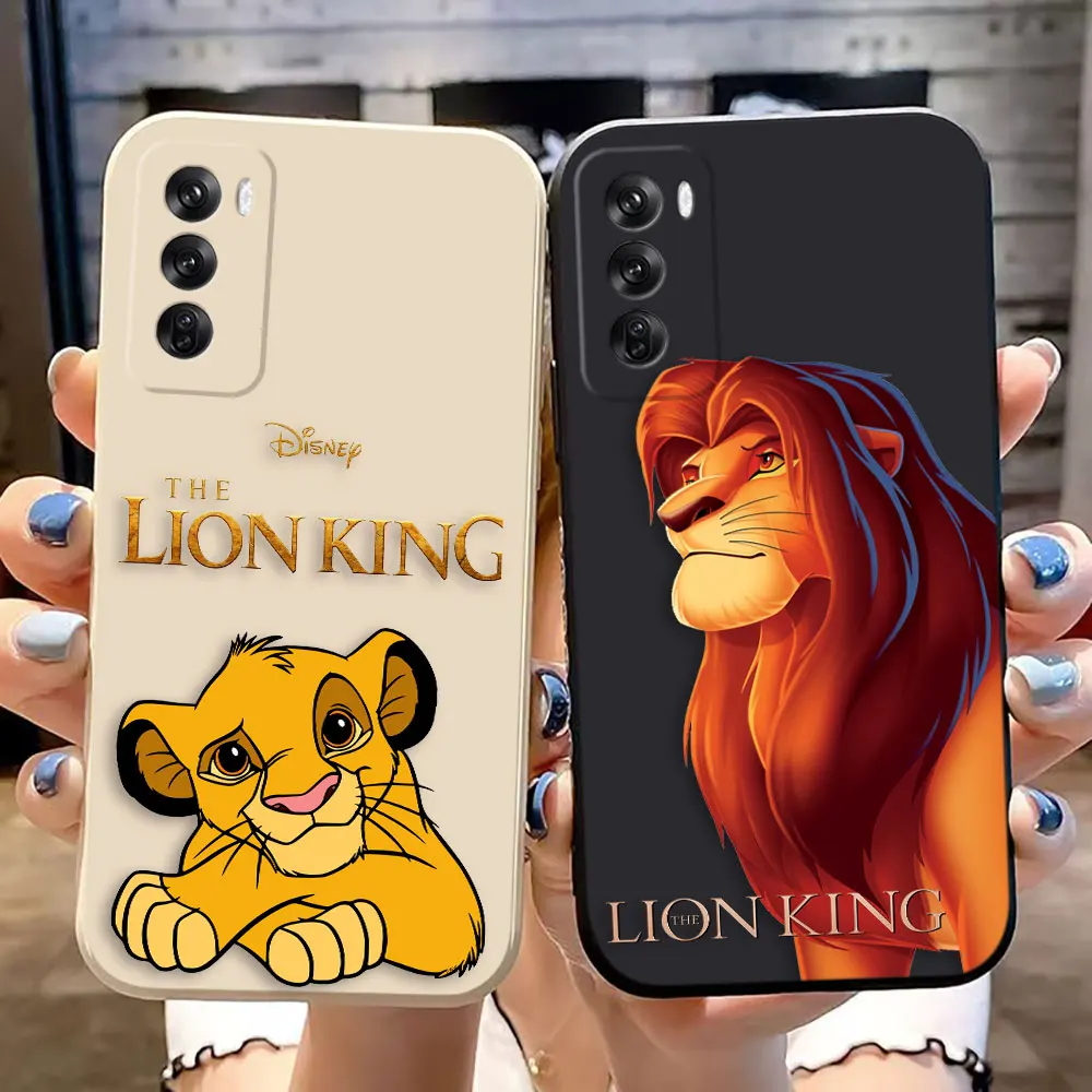 Disney The Lion K-King Cover Phone Case For OPPO A7 A5 2018 RENO 10 8 8T 7 6 6Z 5 5F 4 3 2F Lite PRO PLUS 4G 5G Case Funda Shell