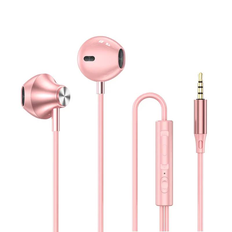 In-ear bedrade hoofdtelefoon HiFi muziek oordopjes Handenvrij oortelefoon Type-C 3,5 mm met microfoon Bedrade oordopjes voor Samsung Xiaomi tabletlaptop