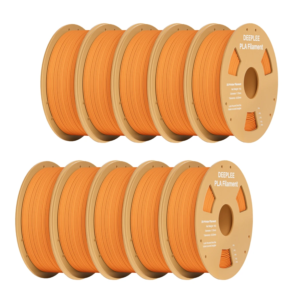 DEEPLEE 5/10KG PLA Filament 1,75mm Lebendige Farben FDM 3D-Drucker Verbrauchsmaterialien Geringe Fadenbildung, Hohe Präzision Deeplee Filament