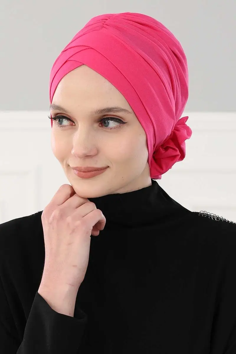 Cross Rose Bone Fuchsia