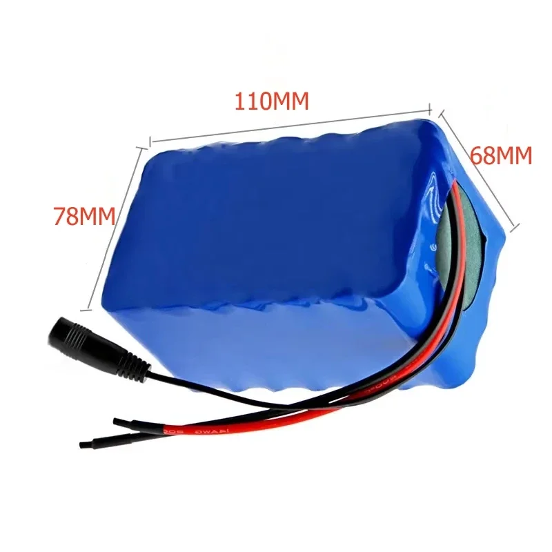 6s4p 24V 10Ah 18650 بطارية ليثيوم 25.2v 14000mAh الدراجة/الكهربائية/بطارية ليثيوم أيون