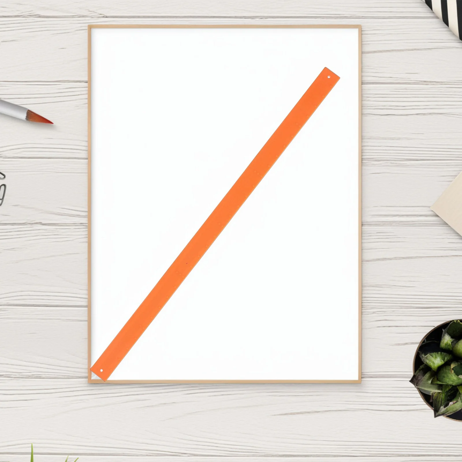 

Braille Ruler Blind People Sturdy Plastic Tactile Learning Measuring Tool Educational Supply Braille Ruler for Learning