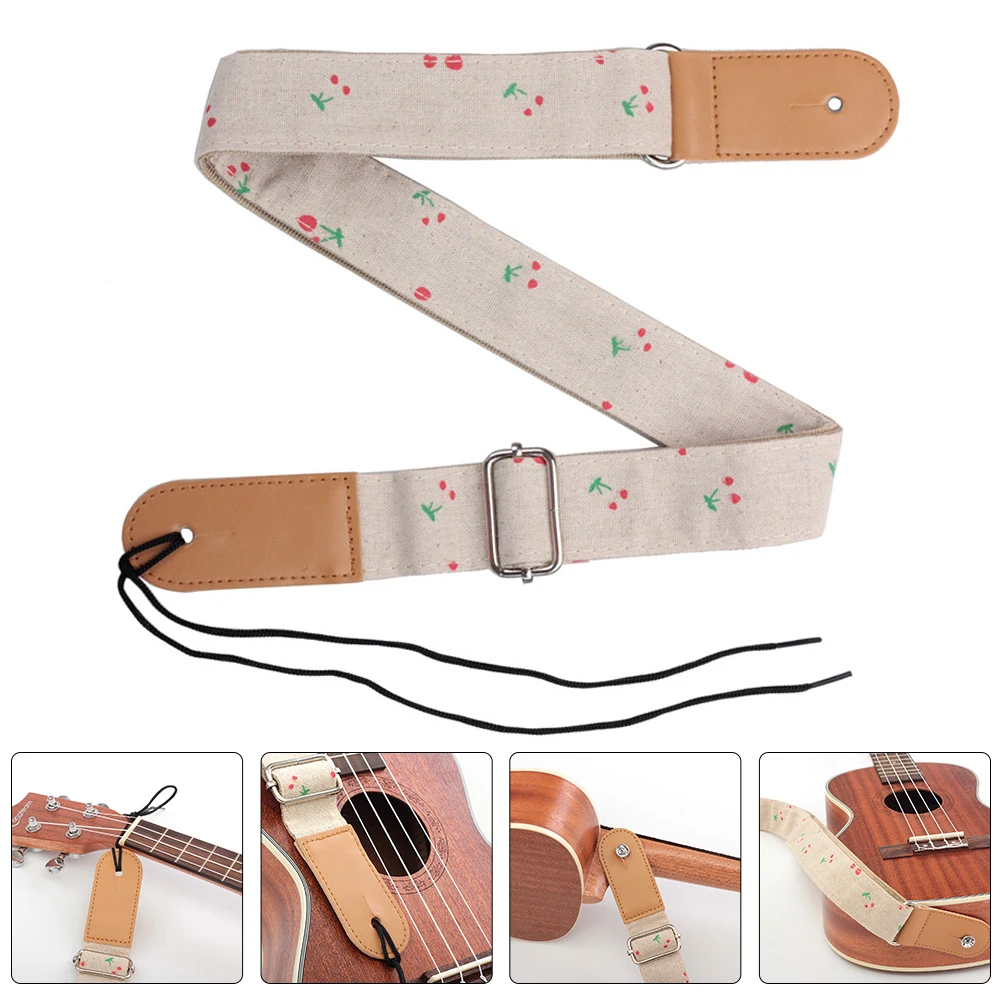 

Widened Guitar Strap For Acoustic Electric Bass Ukulele Folk Guitar Adjustable Durable Comfortable Neck Belt Performance