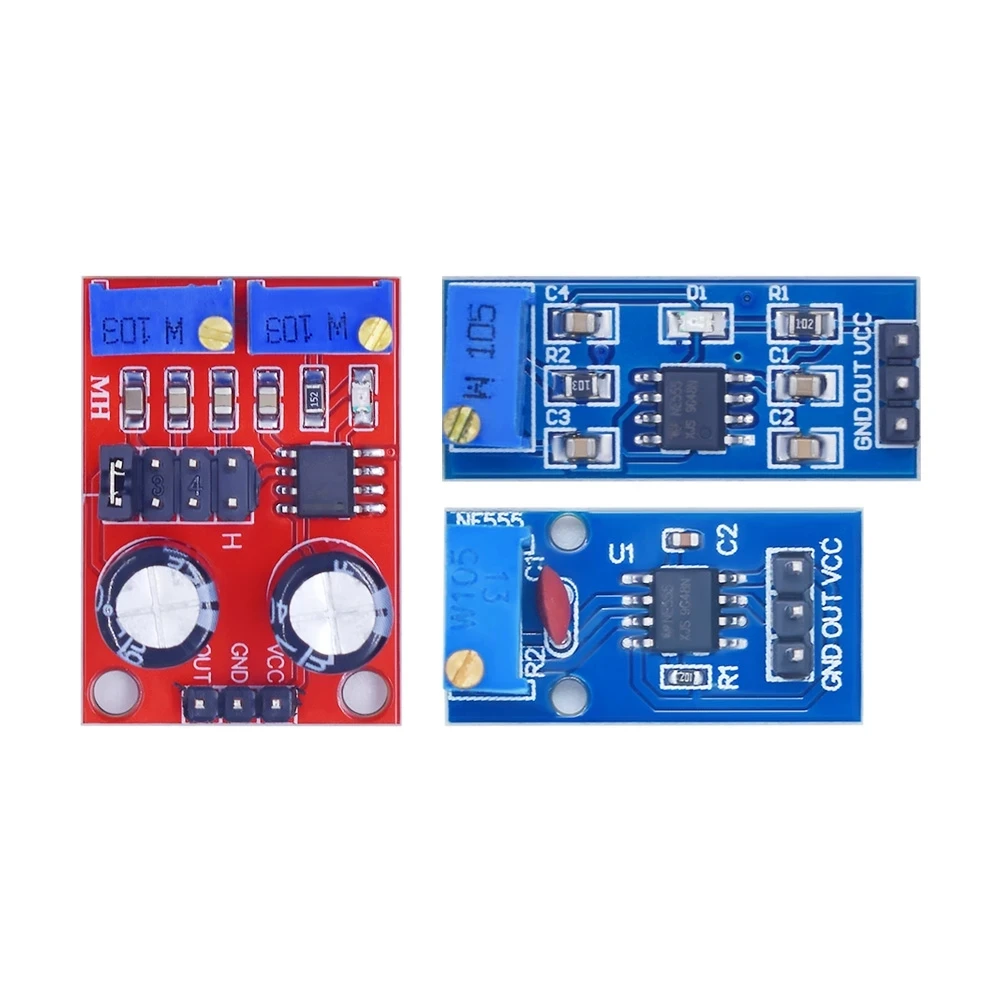 1PCS NE555 pulse frequency, duty cycle adjustable module,square/rectangular wave signal generator,stepping motor driver