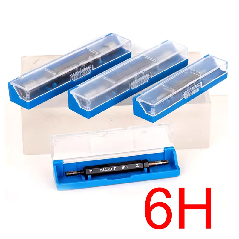 1PCS Steel Mer-cury Gage Fine Thread Plug Gauge 6H M4 M5 M6 M8 M11 M12 M14 M16 M18 M20 M22 M24 - M50 Thread Distance 0.75