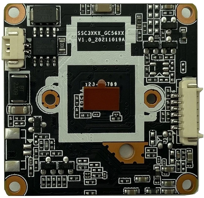 MStar SSC30KQ+GC5603 4K 8MP 3840*2160 H.265 IP Camera Module Board IRC M12 Lens Onvif Low illumination Audio Interface Radiator