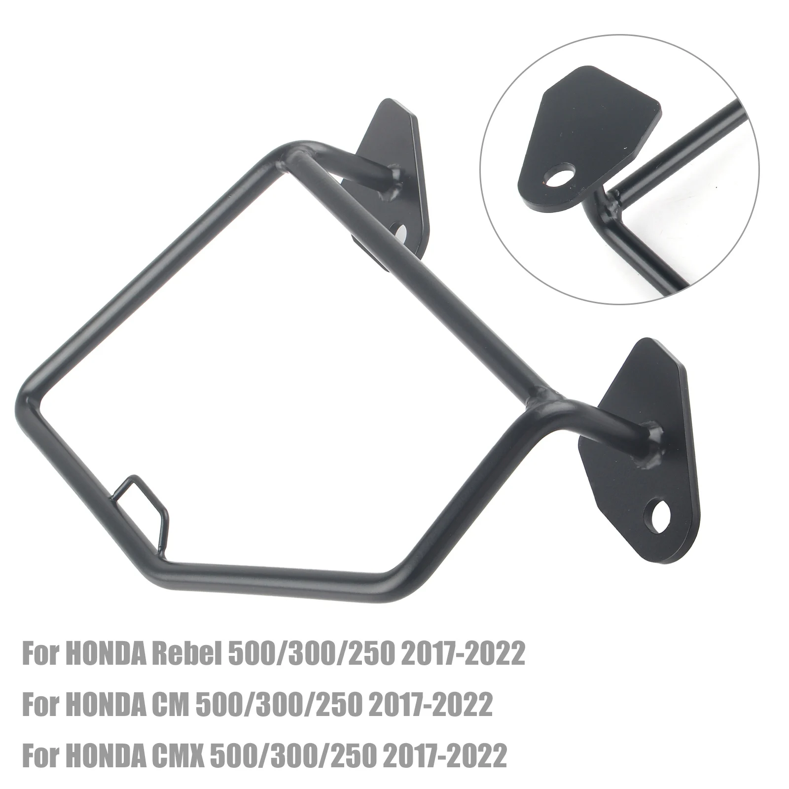 Motorcycle Side Saddle Bag Side Bag Trunk Bag Support Holder For HONDA Rebel CM 500/300/250 2017-2022