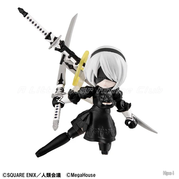 【Pre Sale】Original MegaHouse DESKTOP ARMY NieR:Automata Ver1.1a 2B Collection Animation Figures Toy Model
