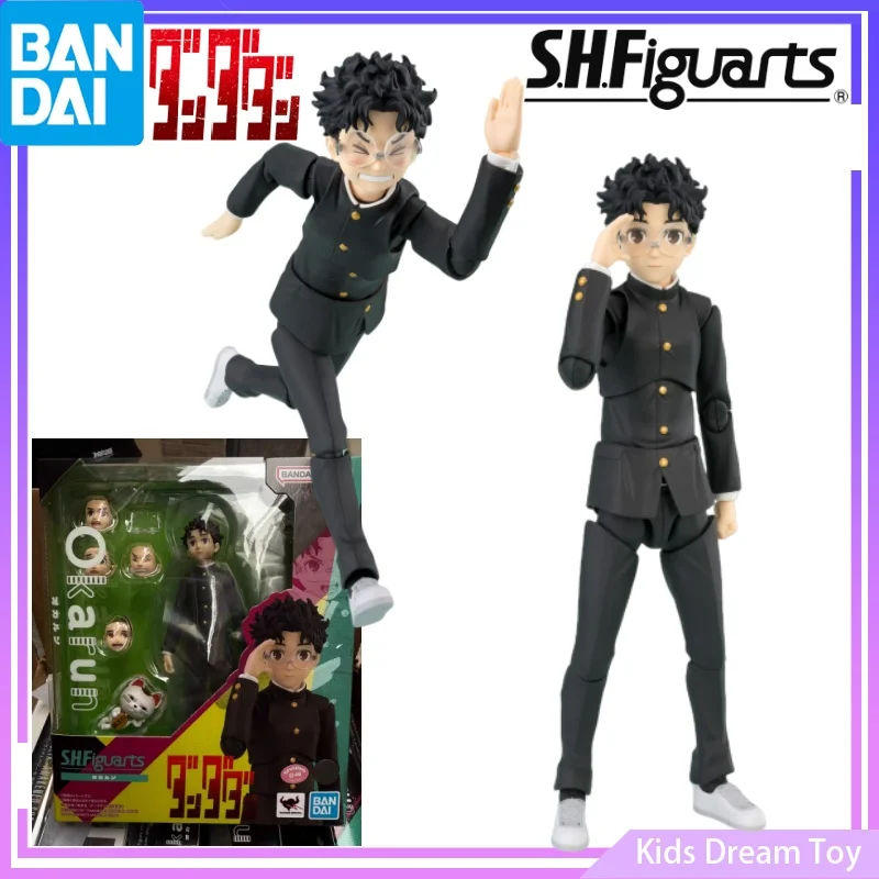 

Bandai в наличии, оригинальные аниме-фигурки S.H.Figuarts DAN DA DAN -Okarun- Фигурки, игрушки, Коллекционная модель из ПВХ, подарки для детей