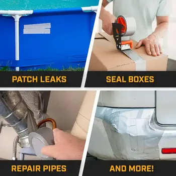 YUANJ 超強黏性布基膠帶 地毯包邊 地板防水灰色膠帶 修補工業用 5米裝 10 最佳銷售 防水膠帶 - №2