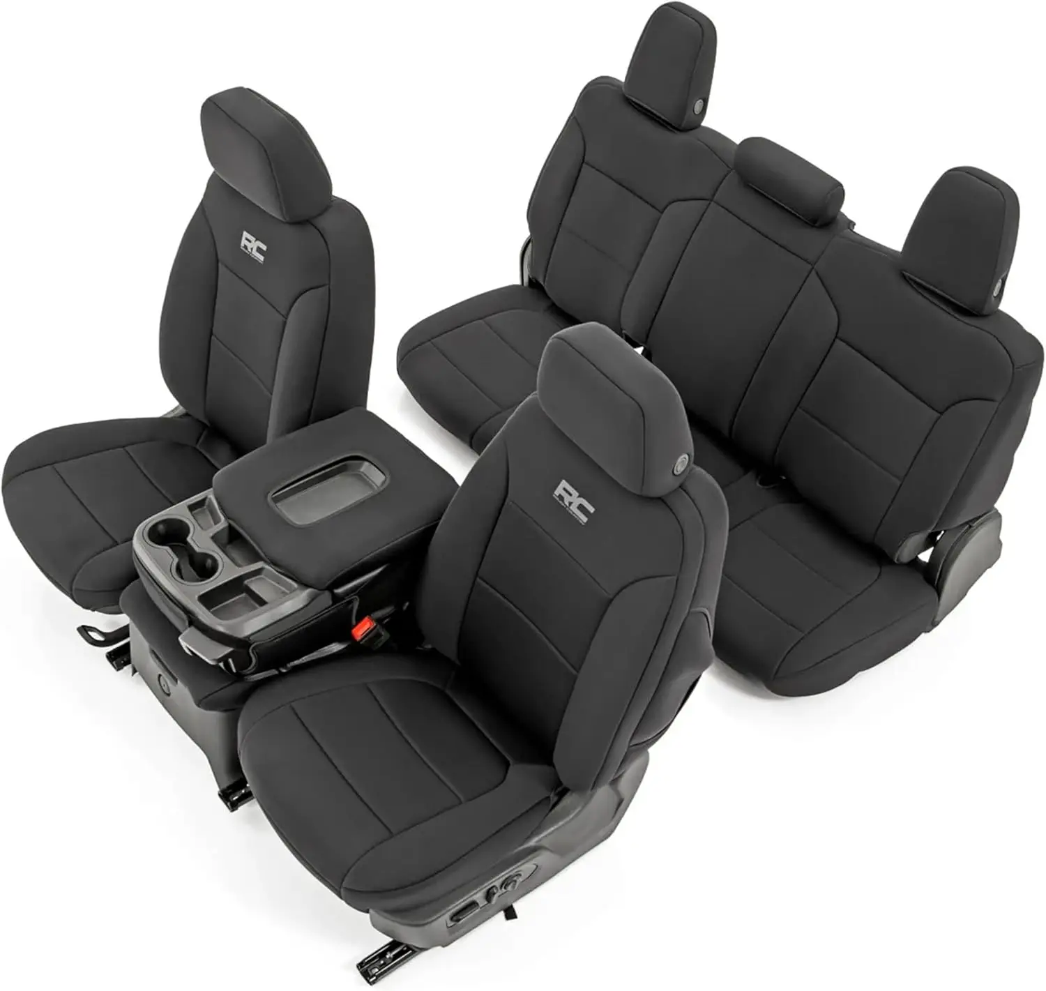 

Truck Interior Use, Neoprene Material, Unspecified Color, Waterproof UV Resistant Front Rear Seat Covers