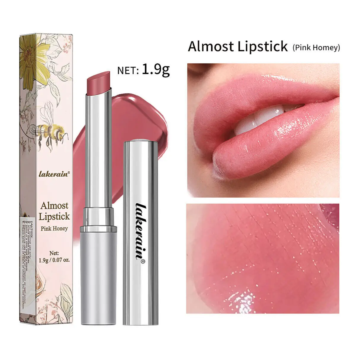 1/2pcs Almost Lipstick - Pink Honey