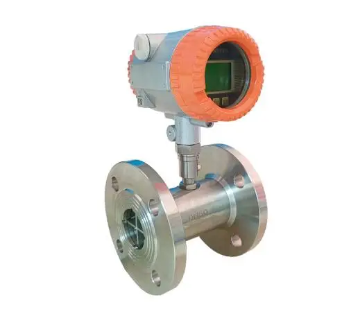 Intelligent Turbine Flowmeter Liquid Water Pulse Intelligent Flow Sensor Integrated Sewage Digital Display