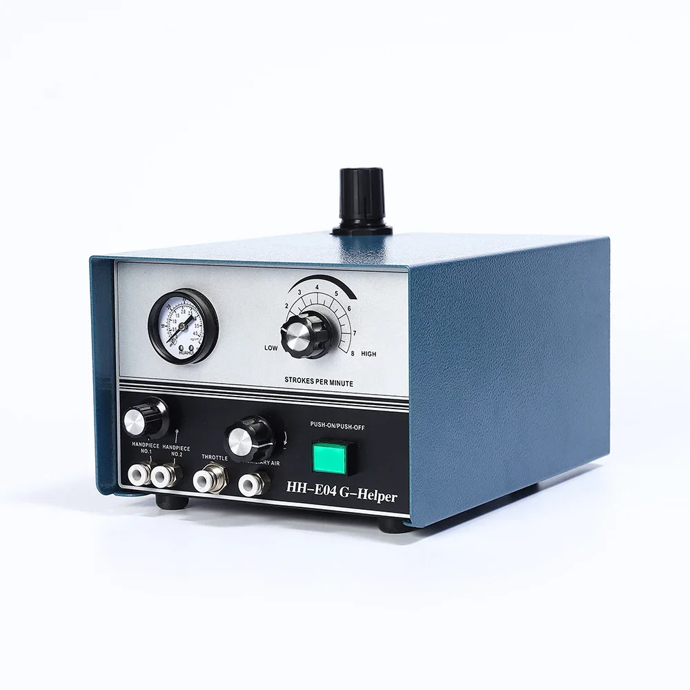 E04 High Quality Graver, Pneumatic Engraving Machine, Two Handpieces Jewelry Tools & Equipment
