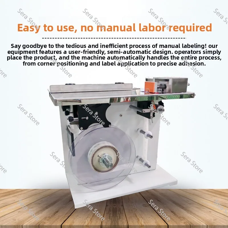 Desktop Corner Sealing Labeling Machine Color Box 90 Degree Sticker