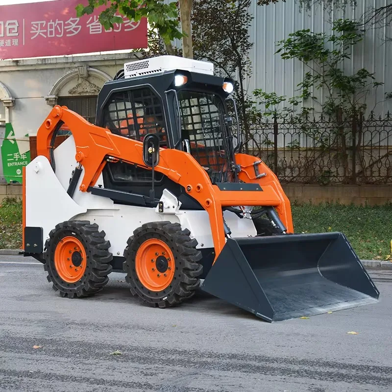 Deposit Price Mini Skid Steer Loaders Offer Reliable Operation High Efficiency in Excavation and Multi-functional Design For